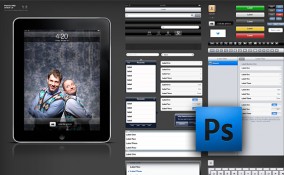 iPad, iPhoneのGUIをPSDでダウンロード